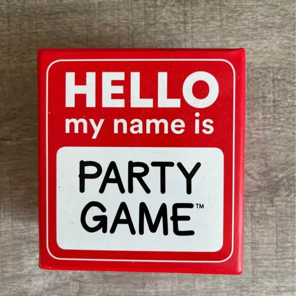 Hello my name is party game